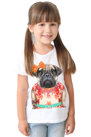 Kid's Miss Pug T-Shirt