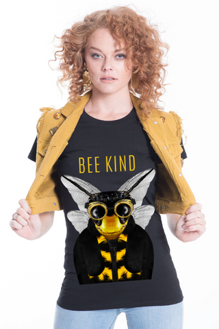 BEE KIND Women's Fitted Tee
