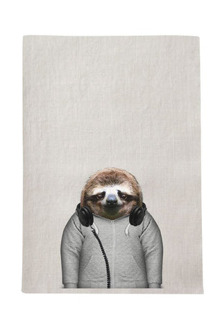 Sloth Tea Towel