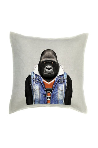 Gorilla Cushion Cover - Linen