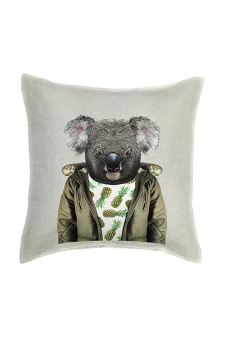 Koala Cushion Cover - Linen
