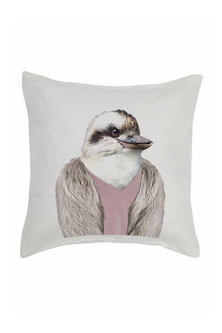 Kookaburra Cushion Cover - Linen