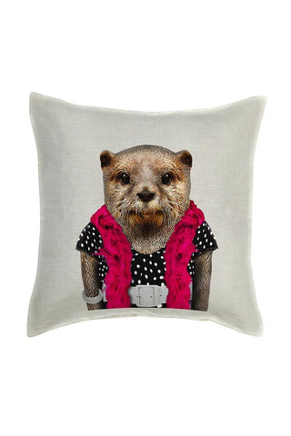 Otter Cushion Cover - Linen