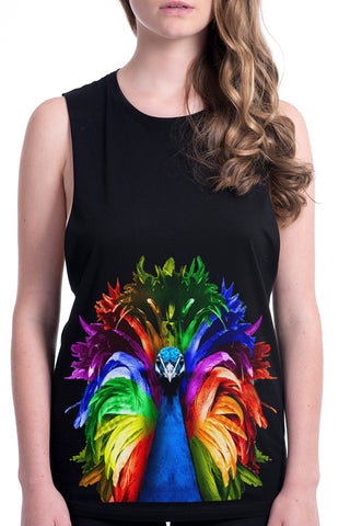 Women's Pride Peacock Tank