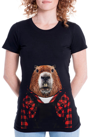 Women's Beaver Fitted Tee