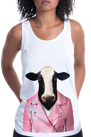 Women's Cow Singlet