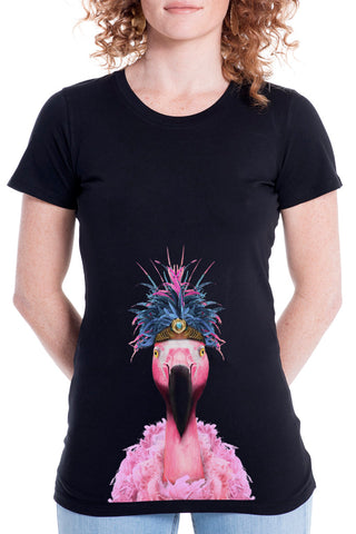 Women's Flamingo Fitted Tee
