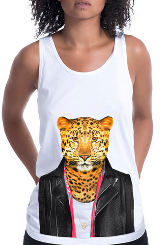 Women's Leopard Singlet