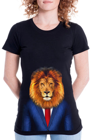 Women's Lion Fitted Tee