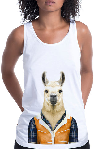 Women's Llama Singlet