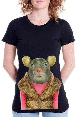 Women's Mouse Fitted Tee