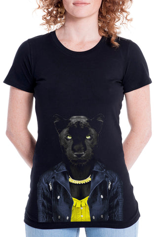 Women's Panther Female Fitted Tee