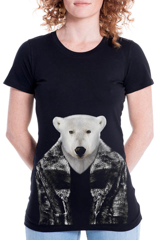 Women's Polar Bear Fitted Tee