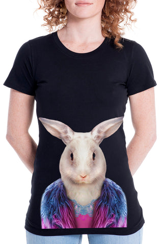 Women's Rabbit Fitted Tee