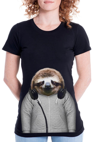 Women's Sloth Fitted Tee