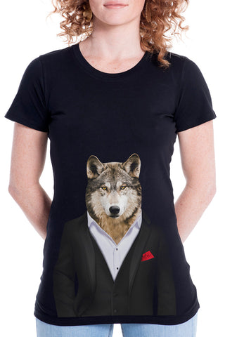 Women's Wolf Fitted Tee