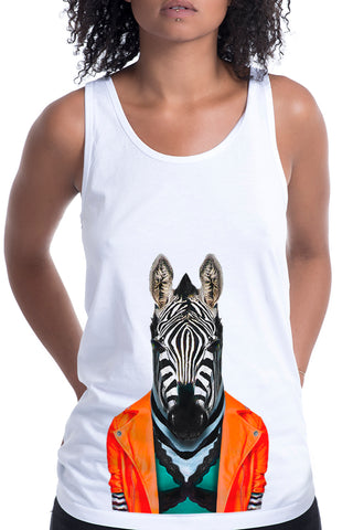 Women's Zebra Singlet