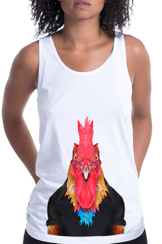 Women's Young Rooster Singlet