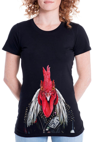 Women's Rooster Fitted Tee