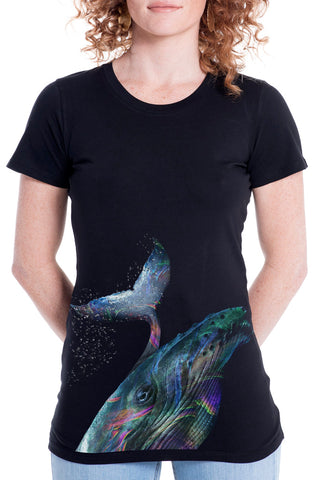 Women's Whale Fitted Tee