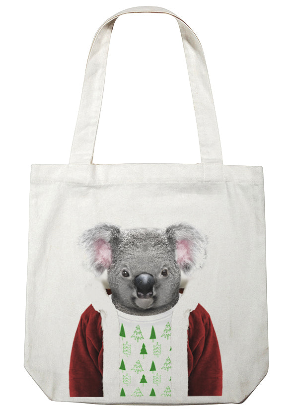 Christmas Koala Tote Animalyser Fun range of animal designs on