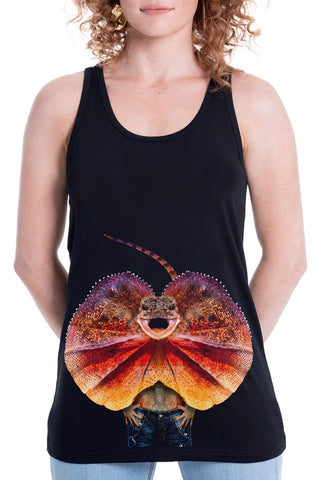 Women's Frill Neck Lizard Singlet