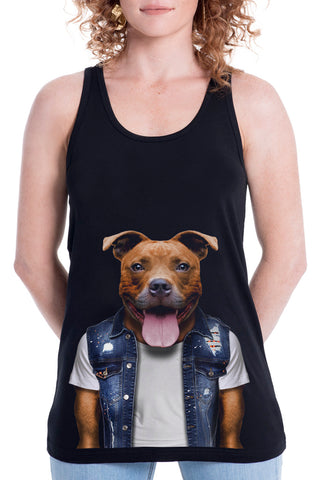 Women's Staffy Singlet