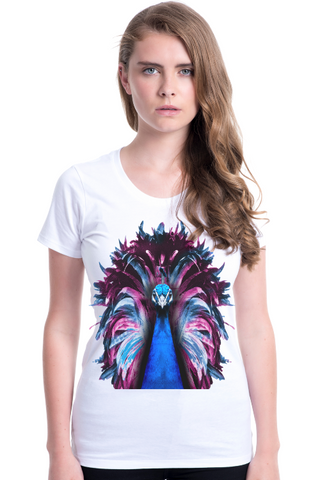 Women's Peacock Fitted Tee