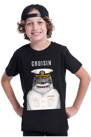 Cruisin Shark Kids T-Shirt