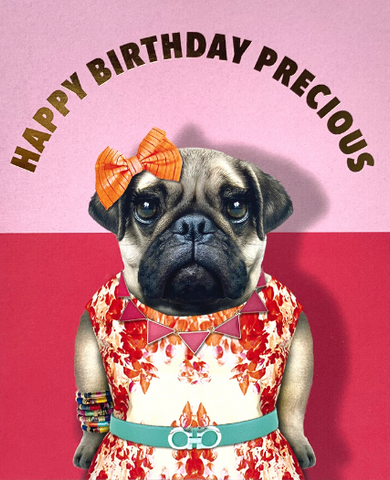 Happy Birthday Precious Greeting Card