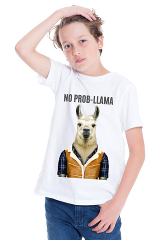 No Prob-Llama Kids T-Shirt