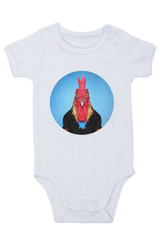 Young Rooster Baby Grow