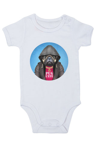 Pug Lyfe Baby Grow