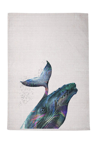 Whale Tea Towel