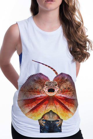 Women's Frill Neck Lizard Tank