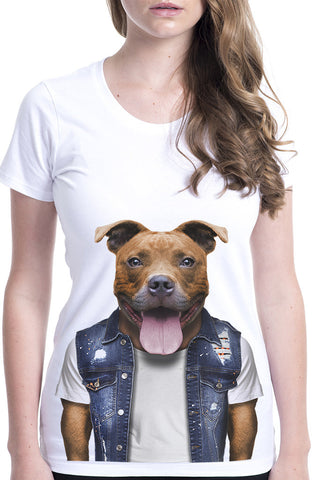 Women's Staffy Fitted Tee