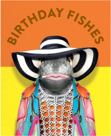 Birthday Fishes Greeting Card