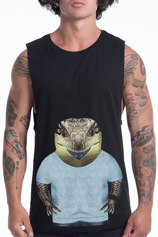 Men's Blue Tongue Lizard Tank