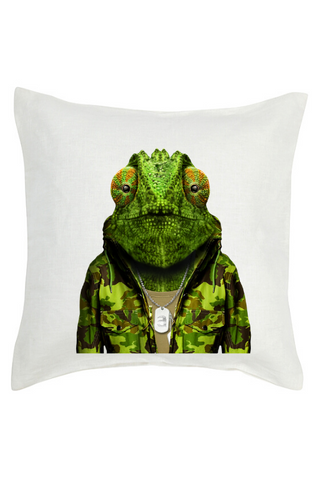Chameleon Cushion Cover - Linen