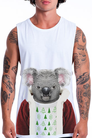 Men's Christmas Koala Tank