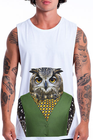 Men's Owl Tank