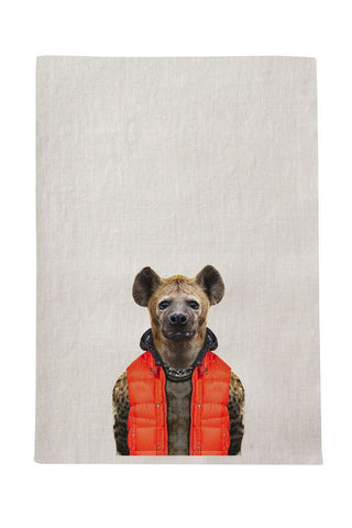 Hyena Tea Towel