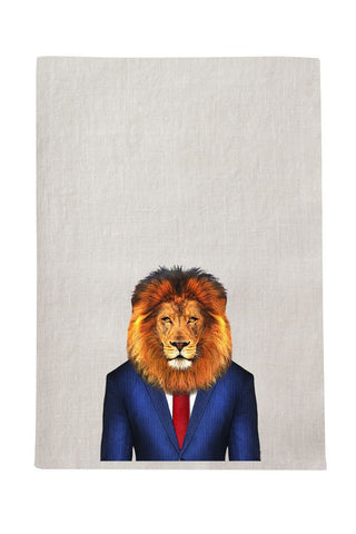 Lion Tea Towel