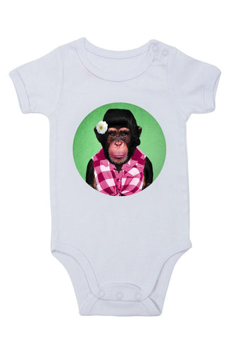 female monkey - baby grow