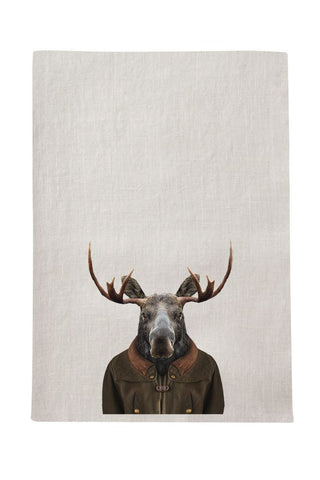 Moose Tea Towel