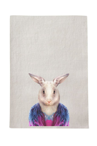 Rabbit Tea Towel