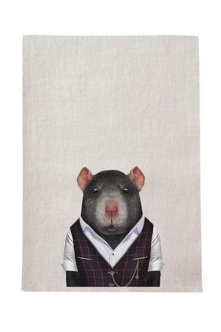 Rat Tea Towel