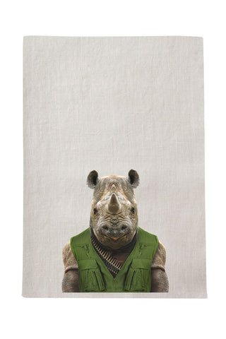 Rhino Tea Towel