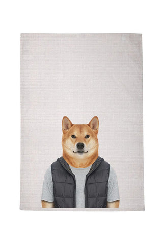 Shiba Tea Towel