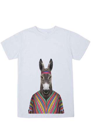 Kids Donkey T-Shirt - Kid's Tee, White